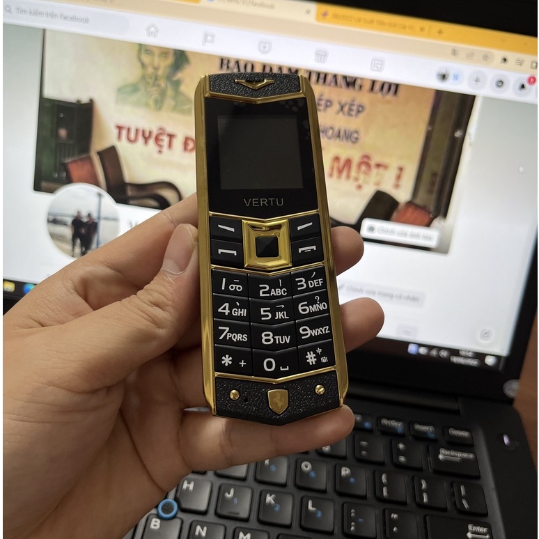 Điện Thoại A8 Thời Trang Cá Tính - 2 sim Phím To Loa Rõ Ràng - Tặng Bao Da và 1 Pin