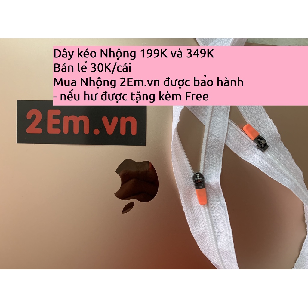 Dây khóa kéo 2 đầu - Khóa thay thế cho nhộng chũn - Loại thường và Cao Cấp