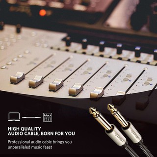 Cáp Âm Thanh 6.5mm, Cao Cấp, Bọc Dù, Dài 2M - Chính hãng UGREEN 40811