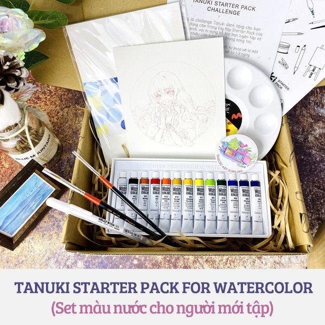 Set màu nước cho người mới bắt đầu by Tanuki