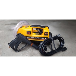 Máy rửa xe gia đình SAKURA 2500W công suất mạnh.Máy rửa xe áp lực cao , ống bơm nước 15m , tặng bình xịt tuyết, Máy rửa