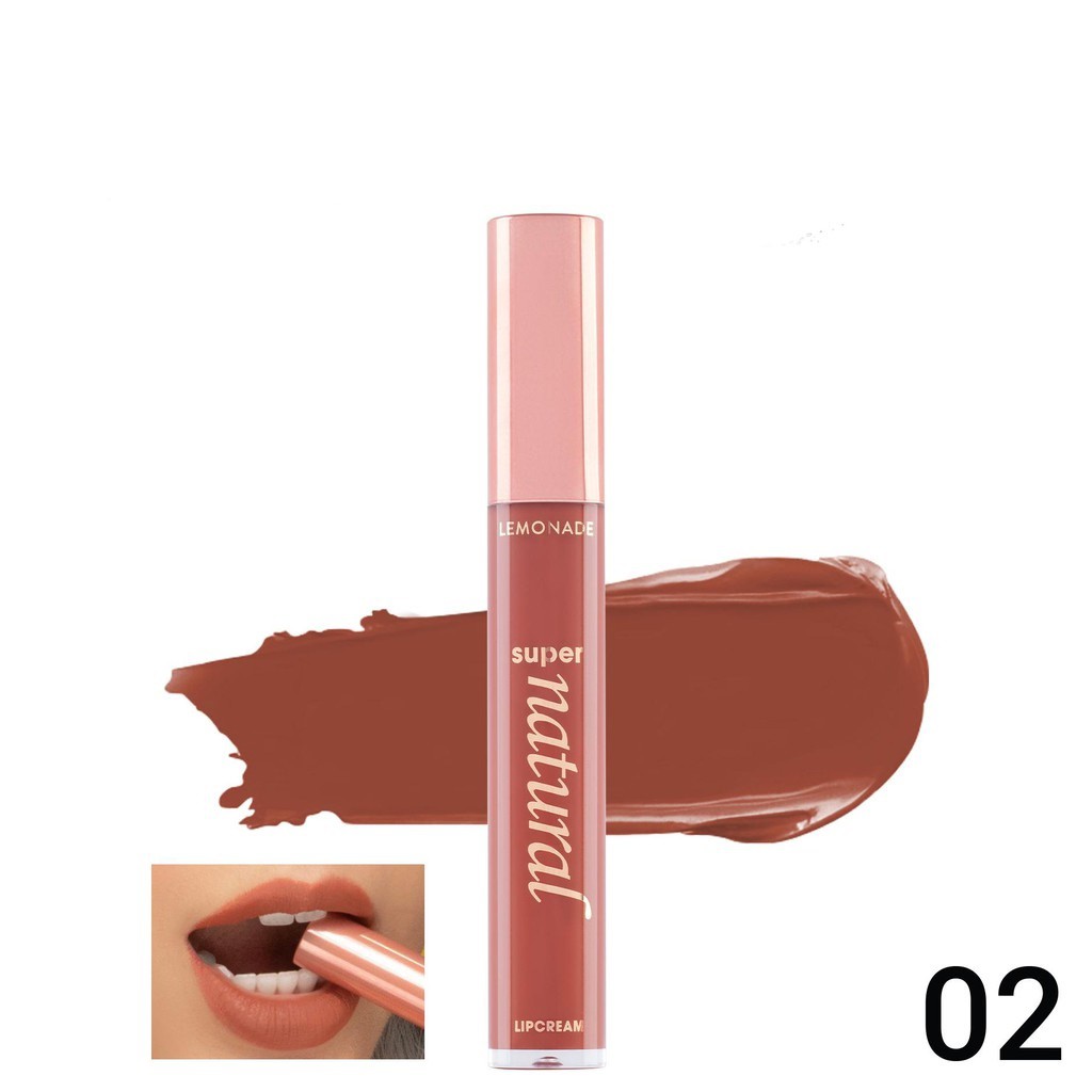 [Mã COSGLORIAT4 -8% đơn 250K] Son kem lì Lemonade Super Natural Matte Lipcream 5g