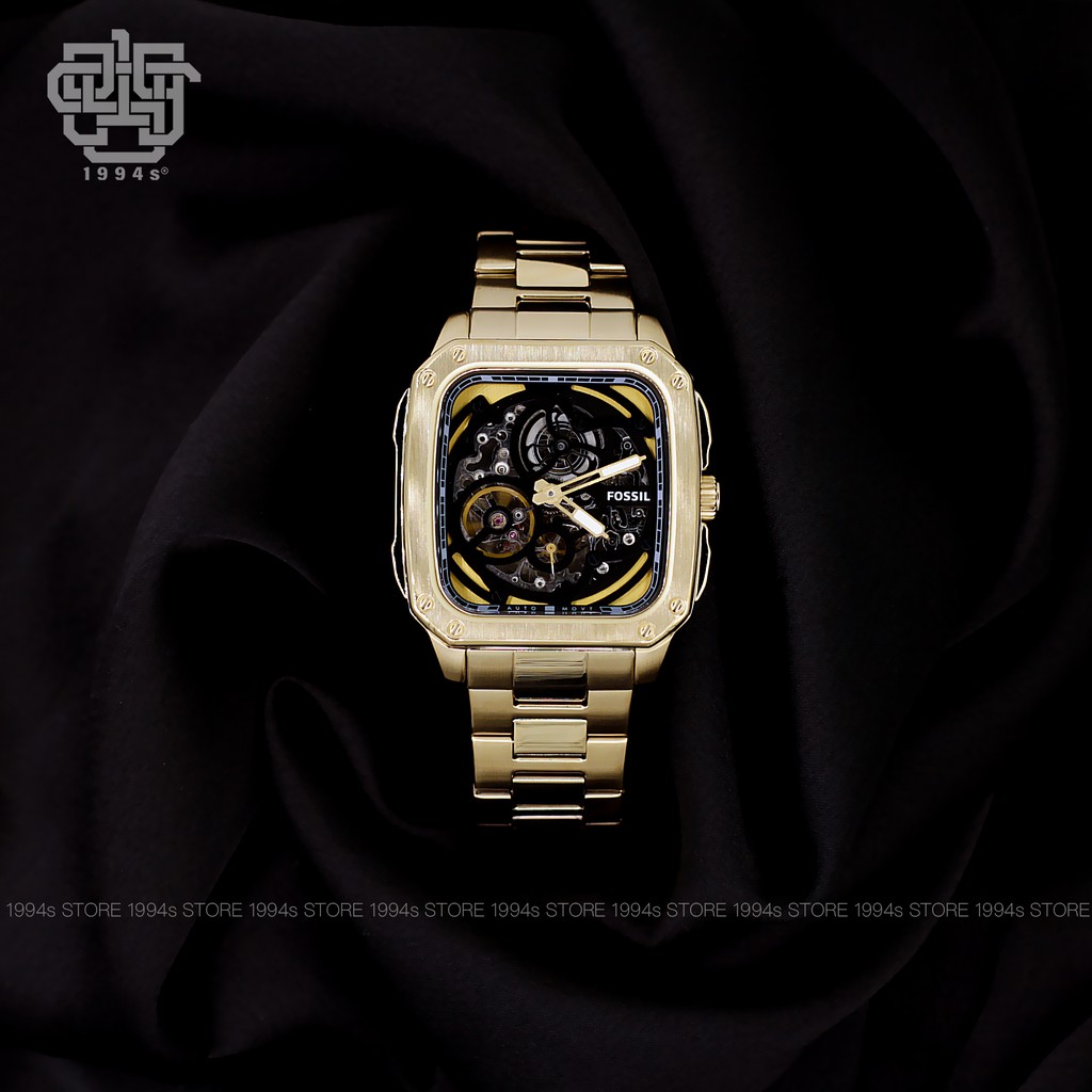 Đồng hồ nam Fossil BQ2573 máy Automatic, dây thép không gỉ, chống nước 50m, size 42mm, hàng chính hãng bảo hành 02 năm