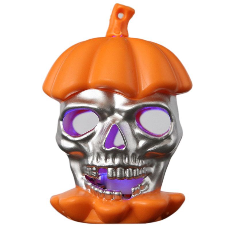 Đèn Led Hình Đầu Lâu Và Quả Bí Ngô Trang Trí Halloween