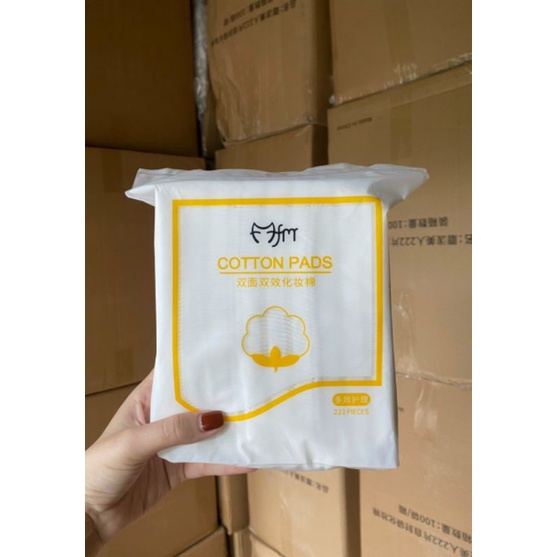 Bông tẩy trang cottonpad 222 miếng nội địa trung mềm mịn