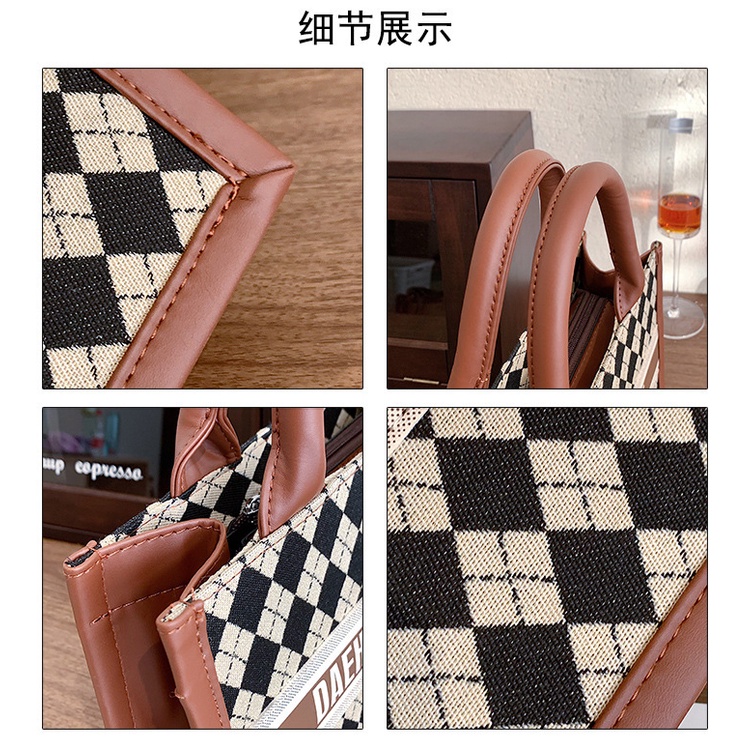 Túi Tote Canvas Túi đựng laptop 15 6 inch Túi sách nữ thời trang Túi xách nữ hàn quốc Túi công sở Túi tote có khóa kéo Túi Xách Sức Chứa Lớn Thời Trang