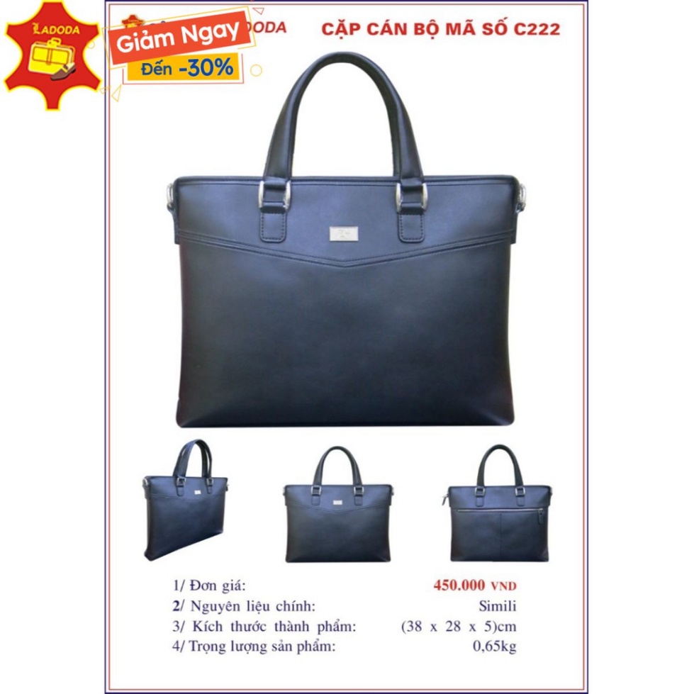 Cặp xách cán bộ công sở LADODA C222(quà tặng 20/11)
