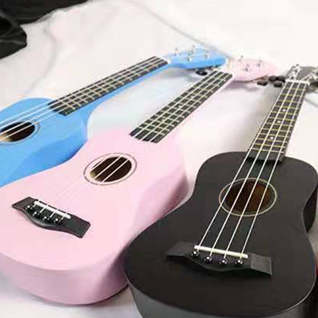 Đàn Ukulele 4 Dây Bằng Gỗ Cho Người Mới Bắt Đầu