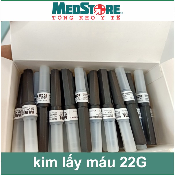 Kim lấy máu chân không, loại đốc 21G, 22G