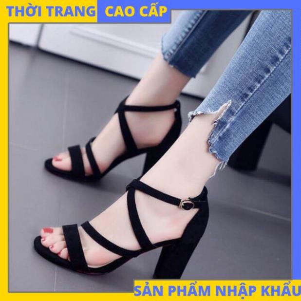 Giày cao gót 7 phân dây chéo 2019 -[HÀNG VNXK]_[CÓ ẢNH THẬT] [HÀNG CAO CẤP]