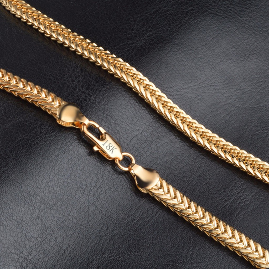 Vòng cổ Nam Nữ Mạ Vàng 18K Dài 50cm