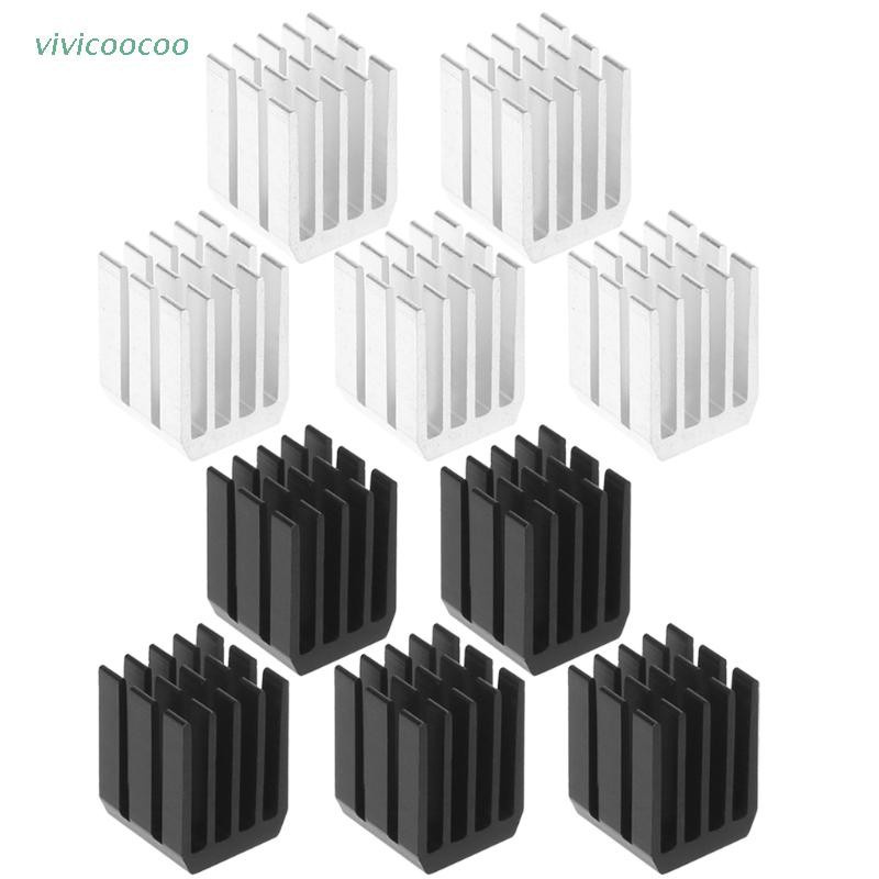 Bộ 5 Miếng Nhôm Tản Nhiệt 9x9 X 12mm Cho Ram