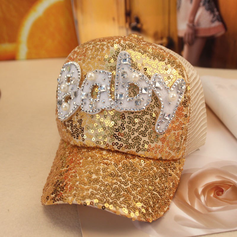 Nón bóng chày phong cách hip hop dành cho bé gái