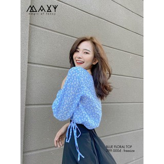 ÁO - BLUE FLORAL