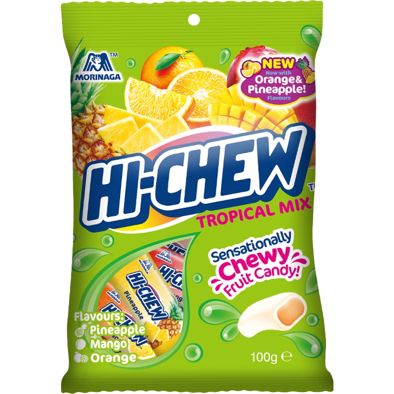 Kẹo Mềm Morinaga Hi-Chew Hương Trái Cây Nhiệt Đới 90g