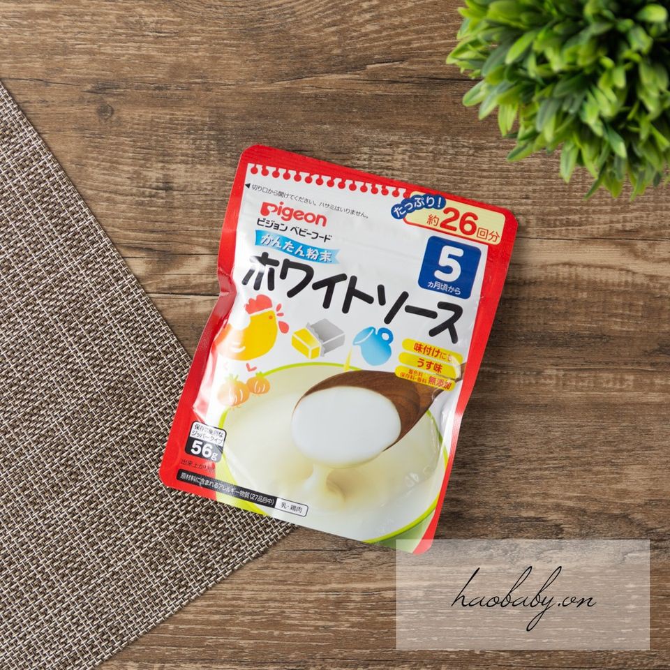 [Haobaby shop] Bột Daishi Pigeon 5m+ cho bé ăn dặm