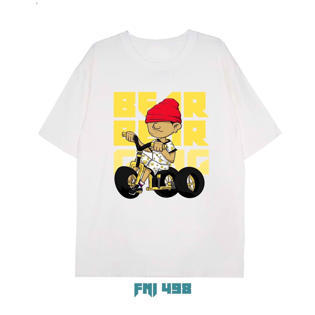 Áo thun in hình FNI0498, Thun 100% COTTON - form rộng UNISEX.