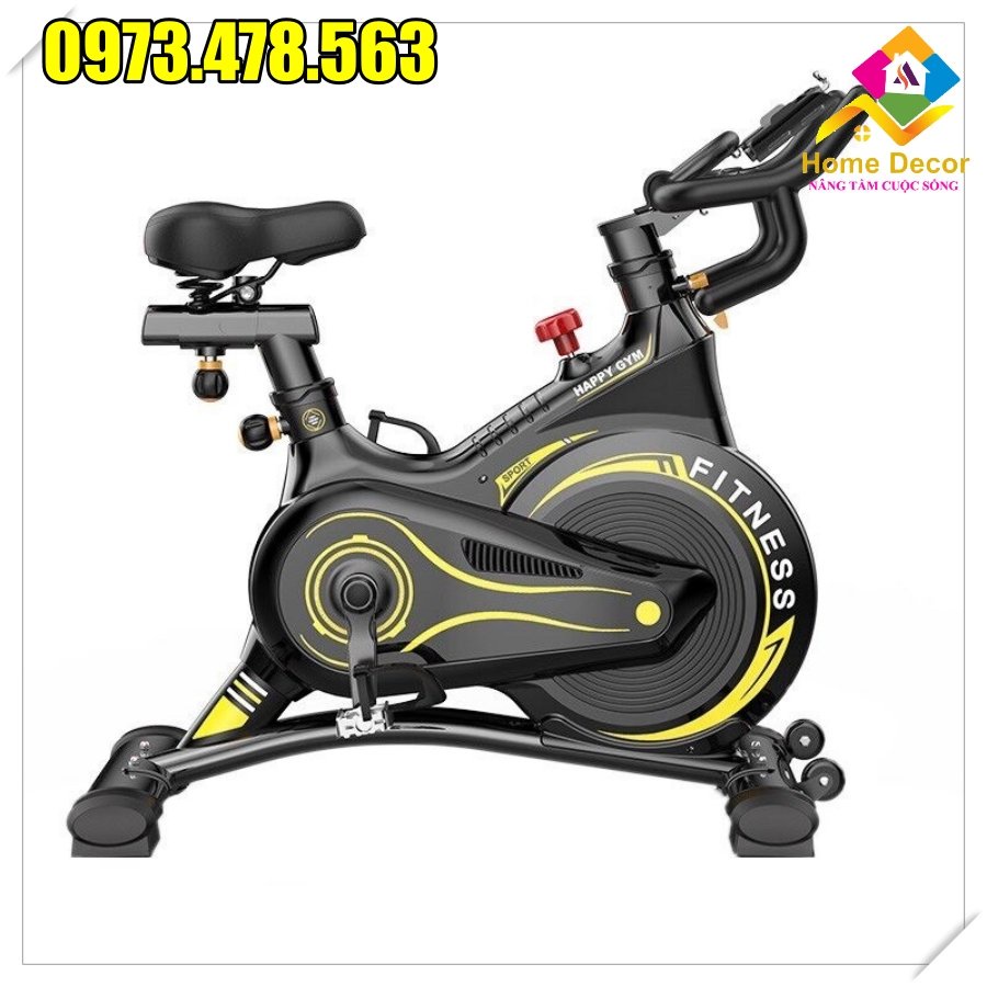 (HÀNG NHẬP KHẨU) Xe Đạp Tập Thể Dục, Gym Cao Cấp FITNESS Có Bánh Đà Kháng Từ Chống Ồn Thế Hệ Mới,Bảo Hành 2 Năm,mã B038