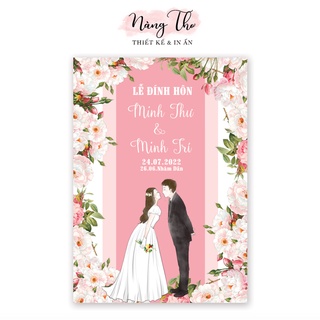 BẢNG TÊN VU QUY_LỄ THÀNH HÔN CÔ DÂU CHÚ RỂ TRANG TRÍ ĐÁM CƯỚI_NÀNG THƠ DESIGN