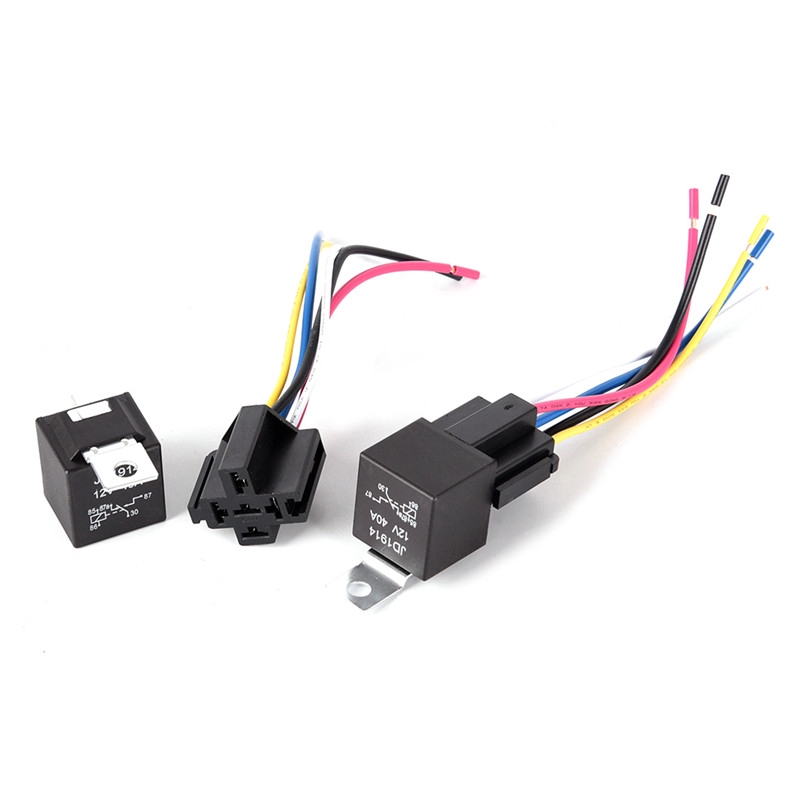 Rơ Le Ô Tô 12V 5Pin 40A 12V 5Pin Kèm Rơ Le