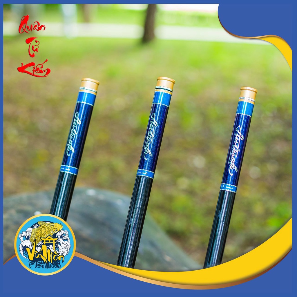 CẦN CÂU TAY - CÂU ĐÀI SĂN HÀNG  CARBON CAO CẤP  YuFeng QUÂN TỬ KIẾM 5,5h TM - VŨ MÔN NINH BÌNH