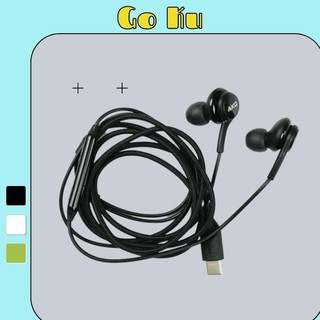 Tai nghe AKG nhét tai có dây samsung Note 10 20 S20 chân Type C có mic tặng 4 nút tai phụ - Go Ku