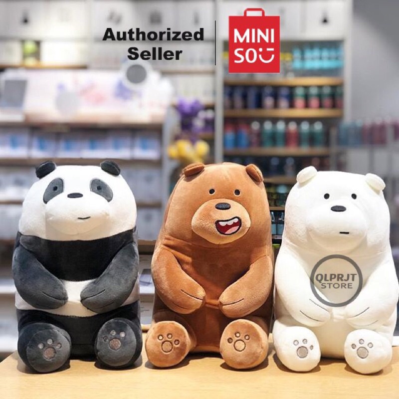 Miniso Mô Hình Gấu Bông Xinh Xắn Đáng Yêu Theo Phong Cách Nhật Bản