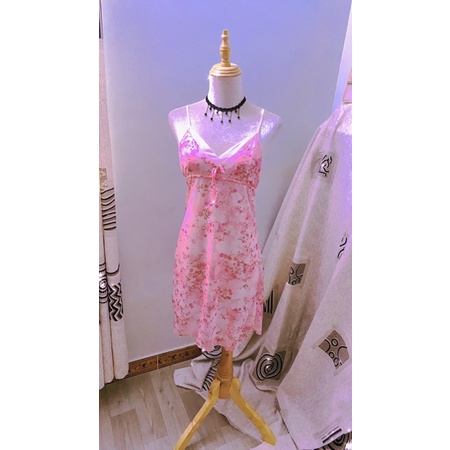 đầm ngủ sakura thun lụa
