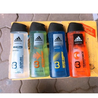 [chai 400ml] Sữa tắm, gội, rửa mặt Adidas Đức 3in1