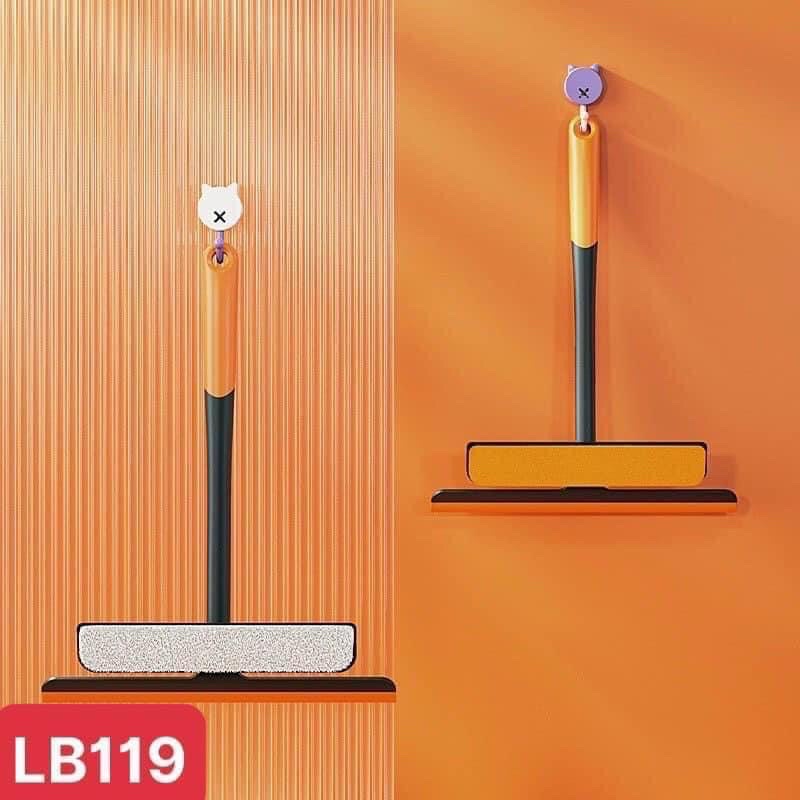 Cây lau kính đa năng 3in1 đầu lau thế hệ mới (29*25,5cm)