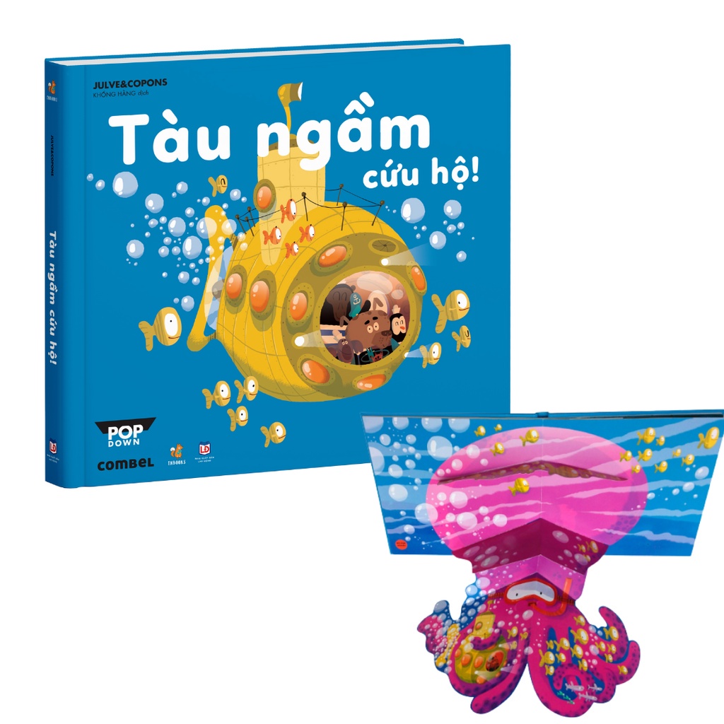 Sách - Pop-down Lật mở tương tác (Tàu ngầm cứu hộ, Cuộc đua khinh khí cầu)