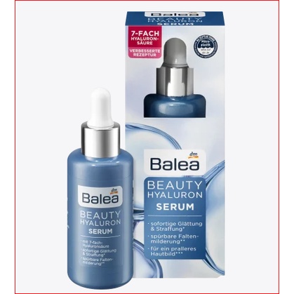 Huyết thanh siêu cấp ẩm Balea chứa 7 loại HA cao cấp : Balea Beauty Effect 7 Fach Hyaluron Serum