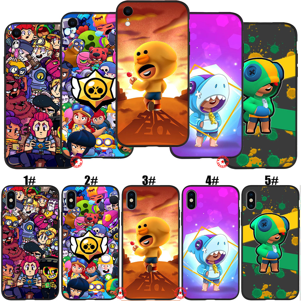 Ốp Điện Thoại In Hình Brawl Stars 14nl Cho Iphone Xs Max Xr 10x5 5s 6 6s 7 8 Plus