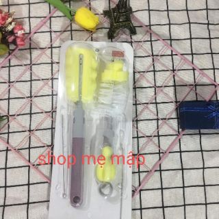 Cọ bình sữa babycare 5 món.