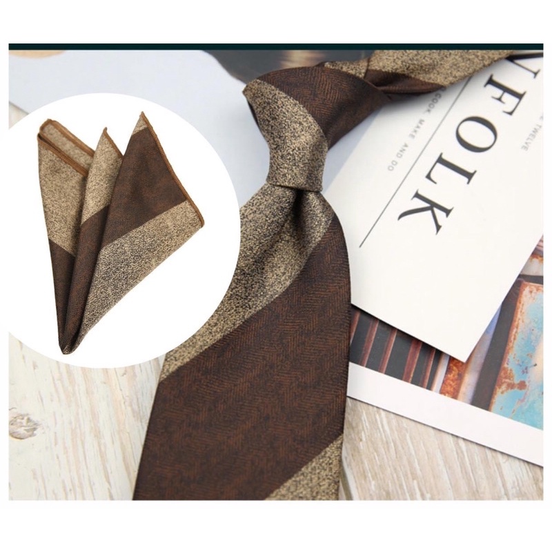 Cavat kẻ xọc dành cho nam bản 8cm