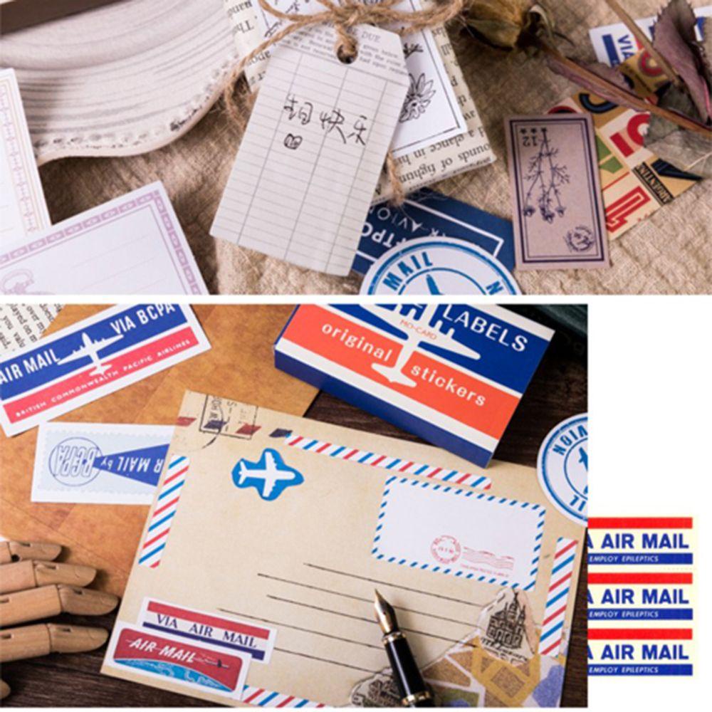 Giấy Dán Ghi Chú Hình Hộp Trà Xanh Phong Cách Retro Trang Trí Sổ Tay DIY