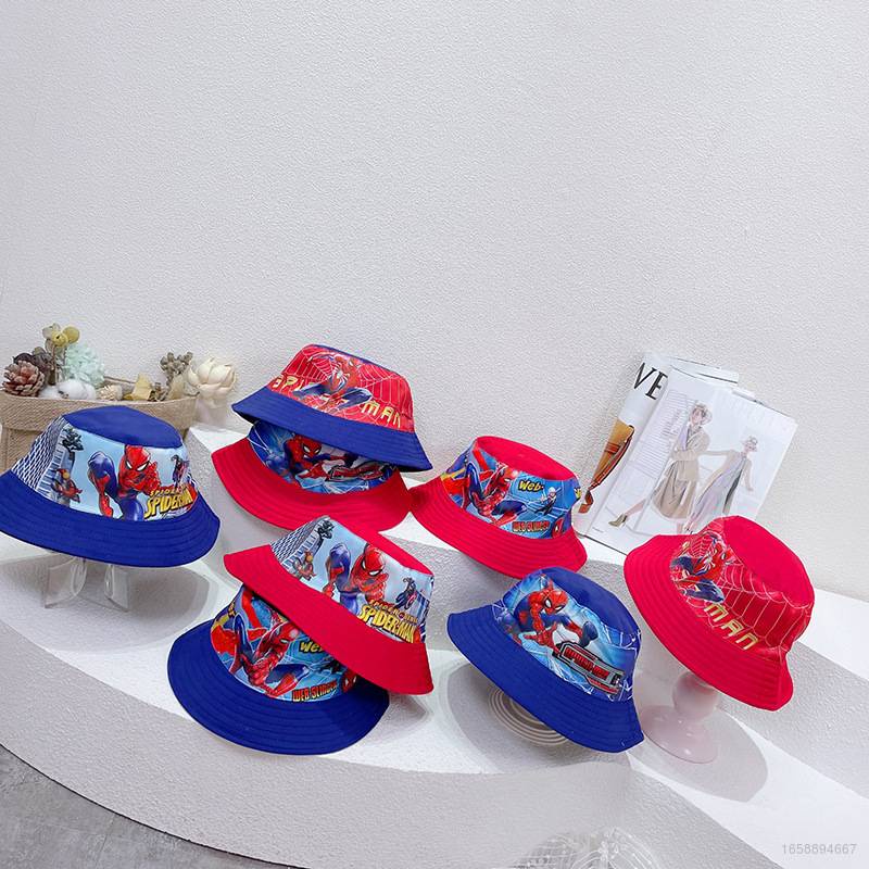 Nón Tai Bèo Họa Tiết Người Nhện Marvel Thời Trang Cho Bé Trai Và Gái