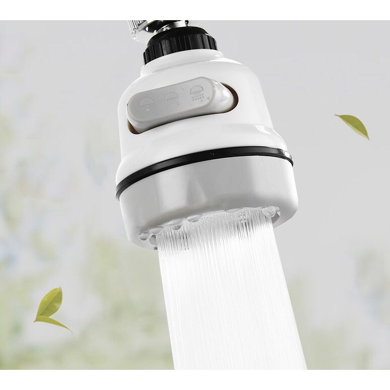 (XẢ HÀNG) Đầu vòi rửa chén 2chế độ nước/Đầu vòi rửa chén tăng áp lực nước,đầu vòi bẻ được và xoay tròn