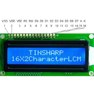 Màn hình LCD 1602 xanh dương - xanh lá