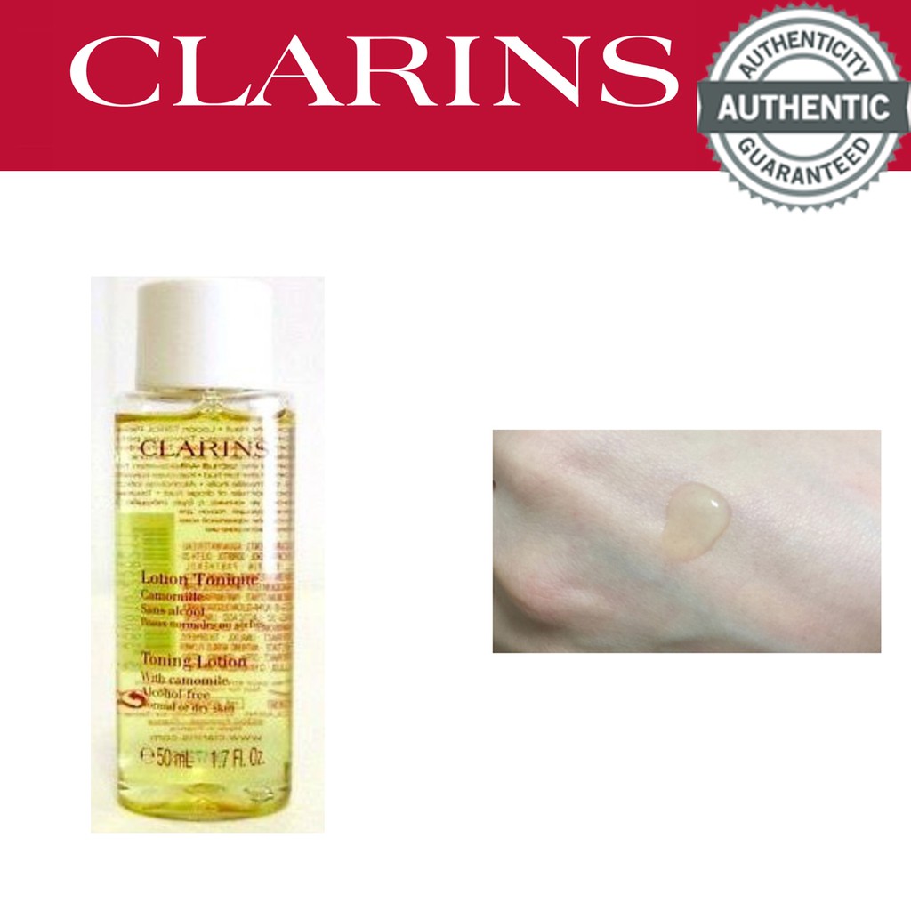 Nước hoa hồng Clarins Toning Lotion With Camomile 250ml(50mlx5pcs)