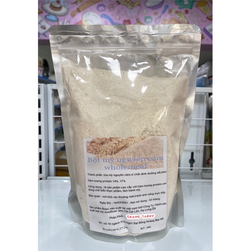 Bột mì nguyên cám Việt Nam 1kg