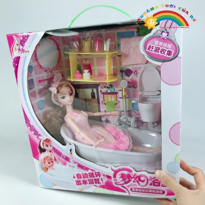 Đồ Chơi Búp bê công chúa chăm sóc em bé tắm DB320 [SHIP TOÀN QUỐC]