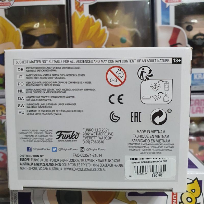 Đồ chơi mô hình funko pop 791 Zombie M.O.D.O.K. - Marvel