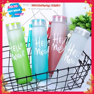 Bình Nước Thủy Tinh Hello Master 420ml