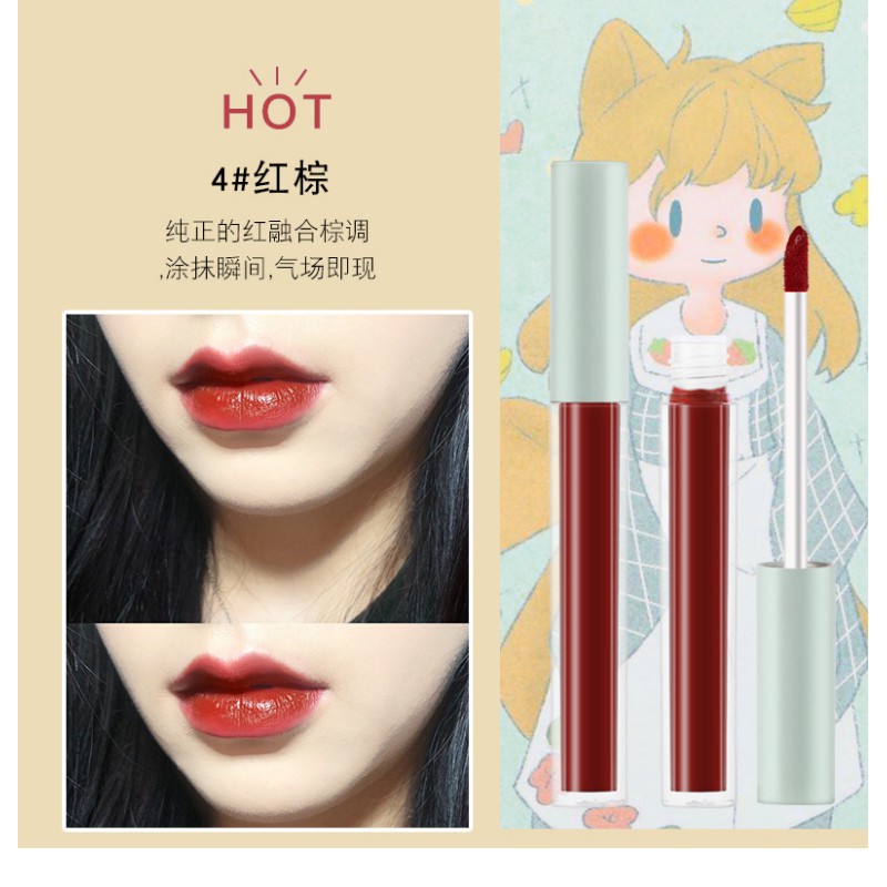 [Hàng mới về] Bộ Son Kem Lì Vongee Mịn Mượt Như Nhung Làm Trắng Môi | BigBuy360 - bigbuy360.vn