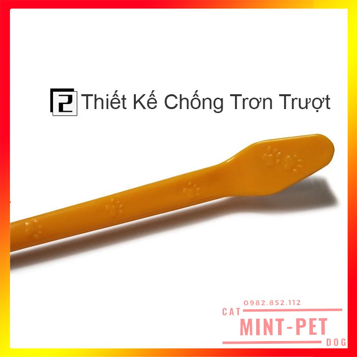 Bộ Kem Đánh Răng Kèm Bàn Chải Cho Chó và Thú Cưng Tuýp 100g #MintPet