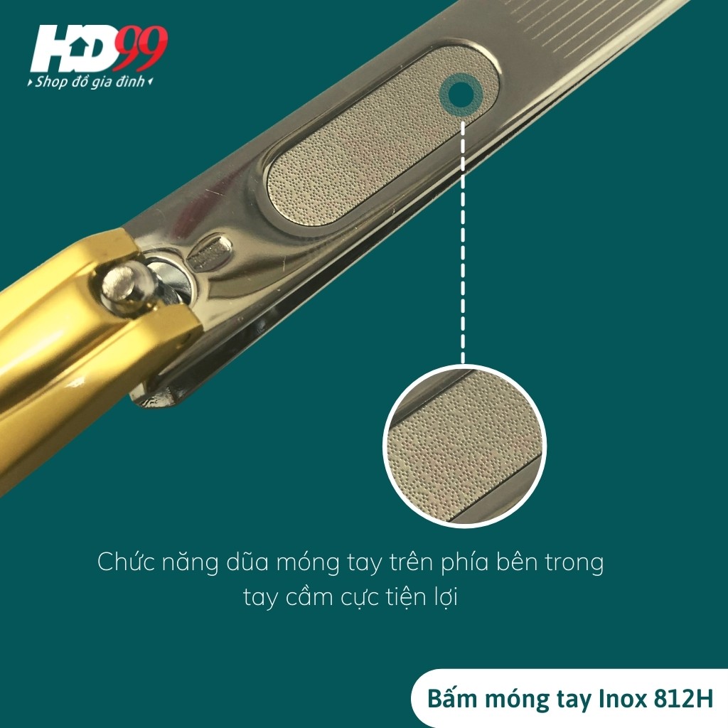 Bấm Móng Tay Cắt Móng Tay 812H  Hàng Chất Lượng Cao Từ Thép Chuyên Dụng Kiểu Dáng Phù Hợp Bàn Tay người Việt Nam