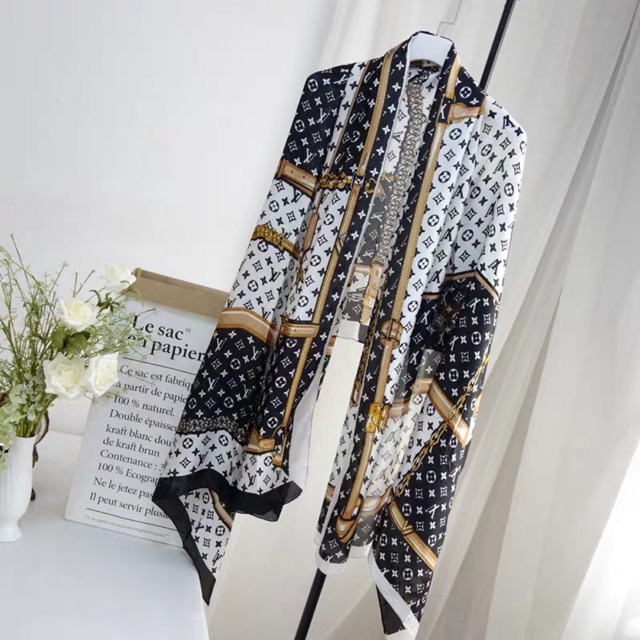 Khăn lụa silk nhiều màu [kèm ảnh thật]