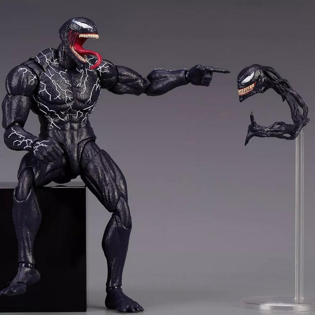 Mô Hình SHF Venom Marvel Cao 20 Cm Có Khớp Cử Động