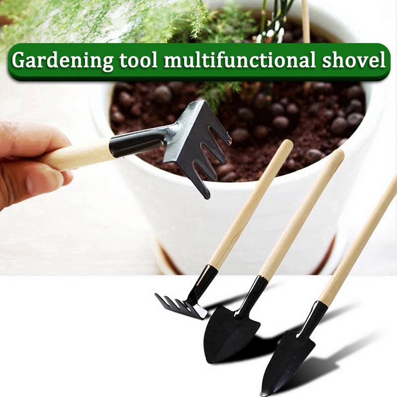 3 Dụng cụ làm vườn mini bằng thép không gỉ